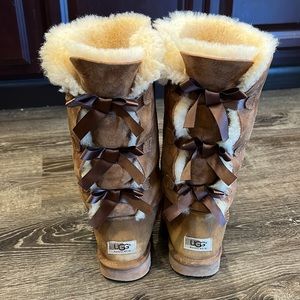 UGGs Bailey Bow Tall II Boot, woman’s size 8